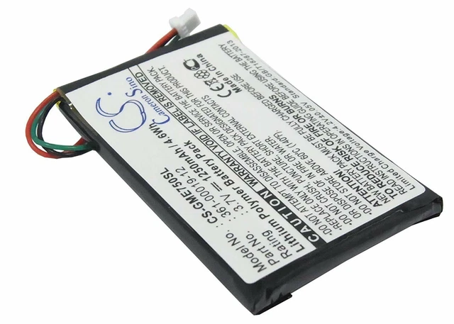 Cameron Sino CS-GME750SL 1250mAh Battery For Garmin Edge 605, Edge 705