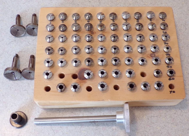 Large Collet Set for Sherline Lathe and Mill