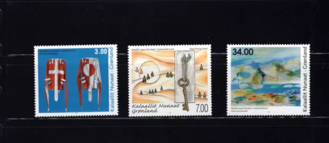 Greenland 596-98 Art 2011 VF Mint NH MNH Complete Set A9LC