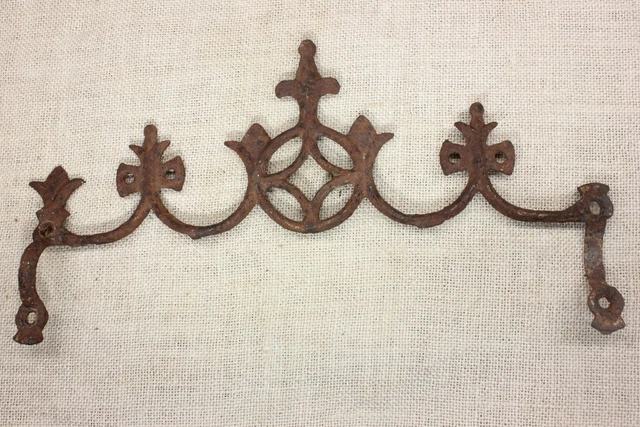 Old Widow's Walk Architectural Finial Cemetery Fence Top Rusty Iron Gothic 13"