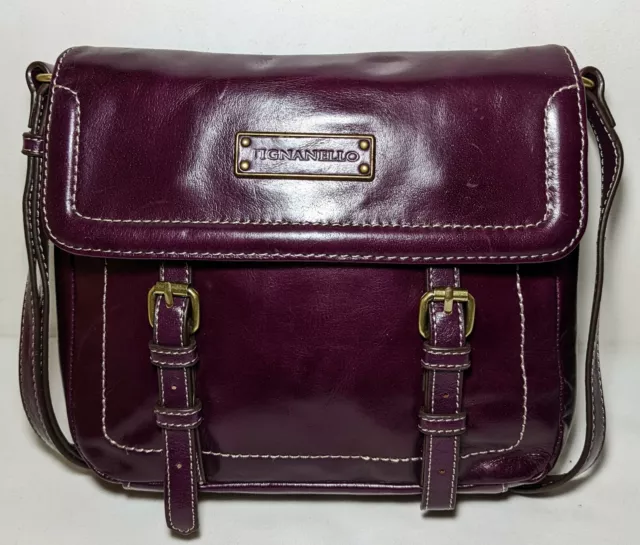 Tignanello vintage leather convertible satchel discount