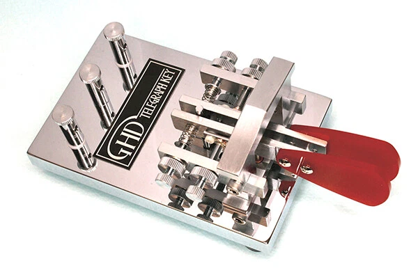 GHD GN607F AUTOMATIC CW Paddle Morse Code Key, ship by Courier