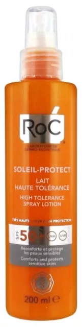 ROC Soleil-Protect Lait Haute Tolérance en spray SPF50+ 200 ml VISAGE ET CORPS