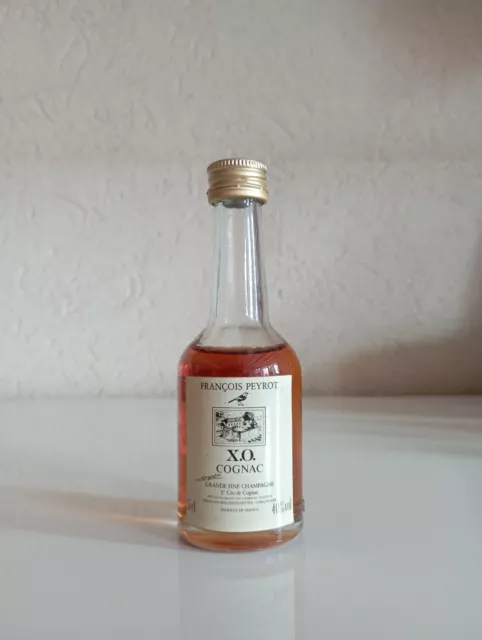 Old mini bottle cognac Peyrot XO 5cl