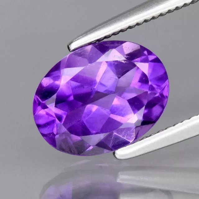 ★★ RARE !!  JOLIE AMETHYSTE POURPRE D'AFRIQUE : 1,30 CARAT ★★ P390.129t