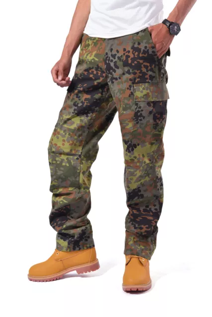 Mens Military Army Tactical BDU Pants Casual Camouflage Cargo Pants Trousers 3