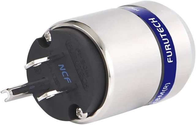 Furtech "High-end Grade" 3P Power Plug [Rhodium Plating] (15A 125V AC) Furu