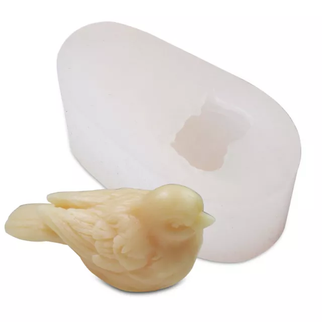 3D Vogel Form Silikonform Seifenform Silikon Backform Kuchenform Bird Soap Mold