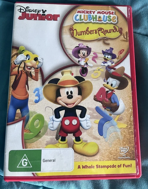 DISNEY JUNIOR MICKEY Mouse Clubhouse Number Rounds DVD rated G $6.78 ...