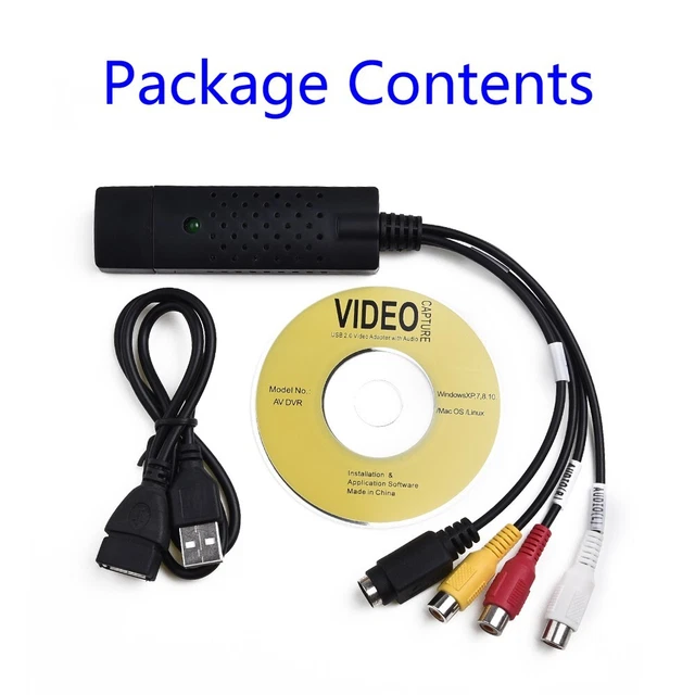 Kit convertitore analogico digitale riunione di rete conferenza internet set parti VHS 3