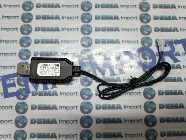 3.7V cavo di ricarica USB spina a 2pin al connettore USB caricabatteria al litio