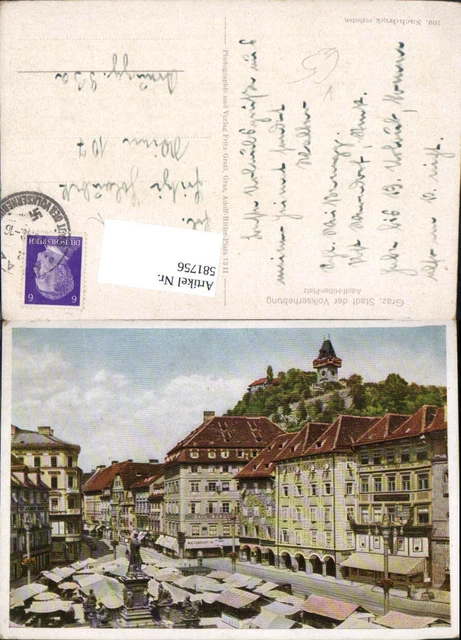 581756,Graz Stadt d. Volkserhebung Hauptplatz pub Fritz Gratl