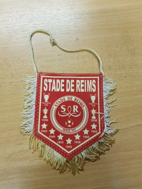 Stade de Reims fanion vintage foot football pennant wimpel banderin