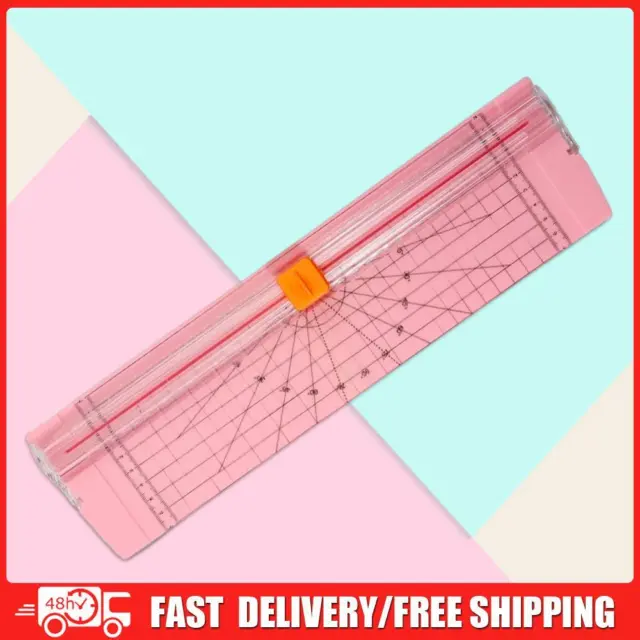 Paper Cutter Mini Paper Trimmer Guillotine Cutter 6 Inch (155mm) Grid Line  Panel Scale Paper Cutter for Craft Paper Photos Cards Scrapbooking Office