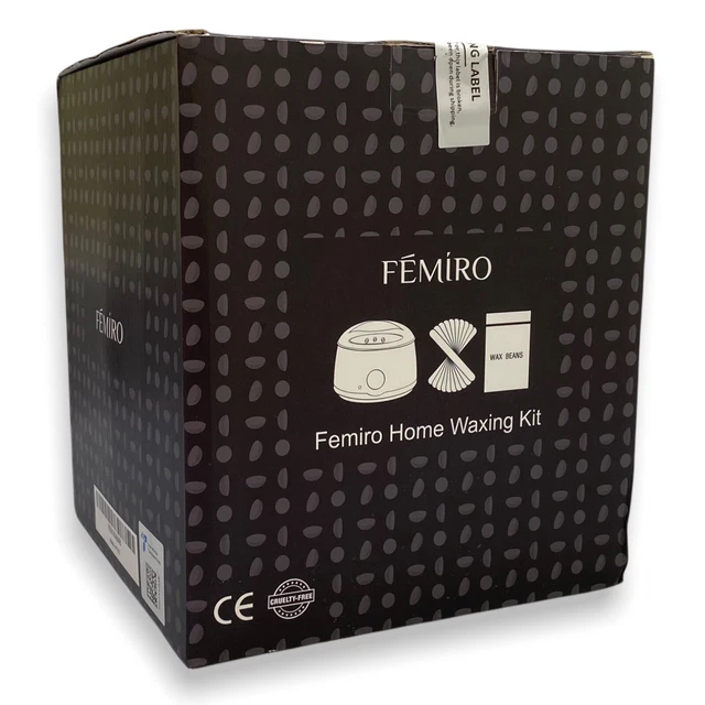 Kit de depilación para el hogar Femiro 4 sabores cuentas de cera dura sin rayas 14,1 oz SELLADO