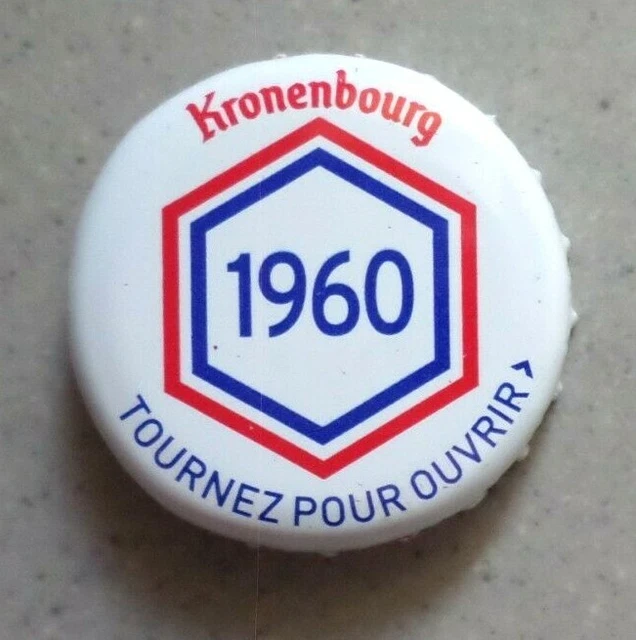 Lot De 40 Capsules De Bière Kronenbourg - Série Années Rouges