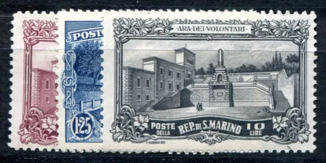 San Marino 1927 138-140 * Tadellos Satz Sehr Schön (I1544