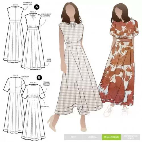 Style Arc Sewing Pattern Trinnie Dress Women Sizes 10-22