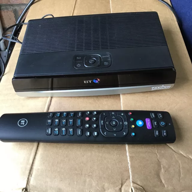 BT YouView Box DTR-T2100 500 GB con control remoto y suministro principal