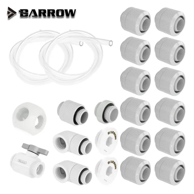 Barrow G1/4" Soft Tube Fitting Kit For OD 13/16mm Water Cooling Accessories DIY