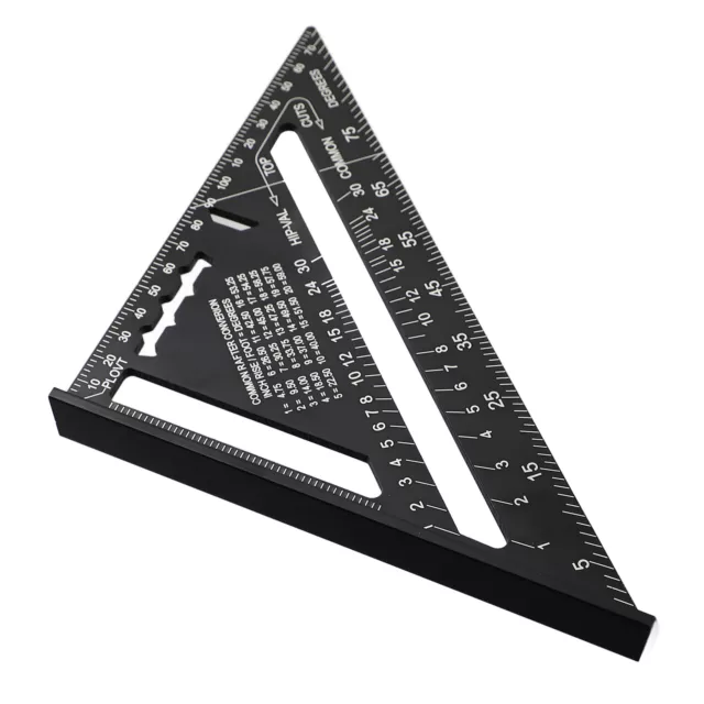 Woodworking Triangular Ruler Accurate Black Guitar Action Gauge Triangle Ruler