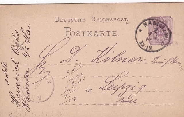 PK Dt.Reichspost , 1880 , Hamm
