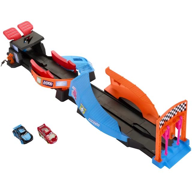 Disney Pixar Cars Glow Racers Launch & Criss-Cross Glow Race Playset