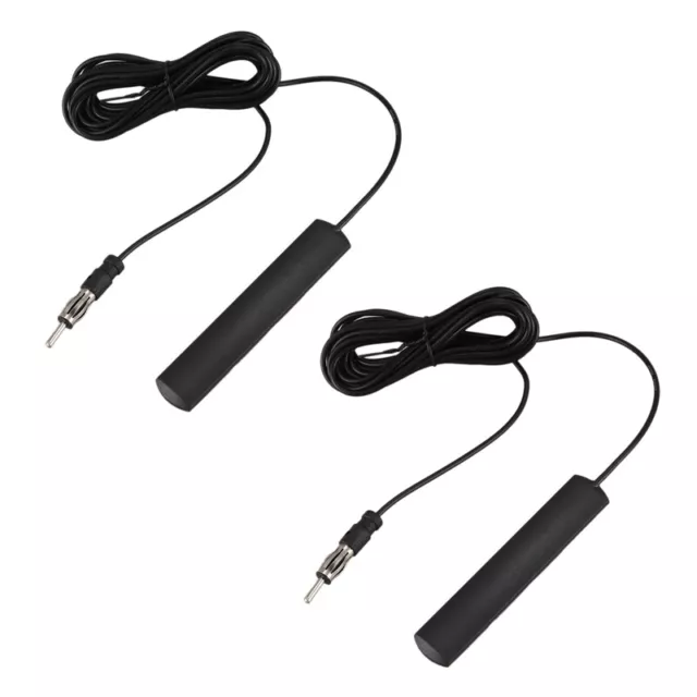 2X Universal Car Stereo AM FM Radio Dipole Antenna Aerial for Vehicle Car C4Z3