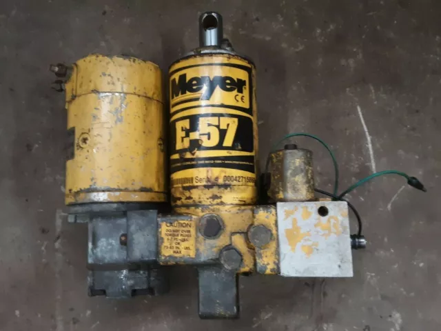 Working Meyer E-57 Snow Plow Pump E47 E57 E60 Hydraulic Unit Rebuildable Core