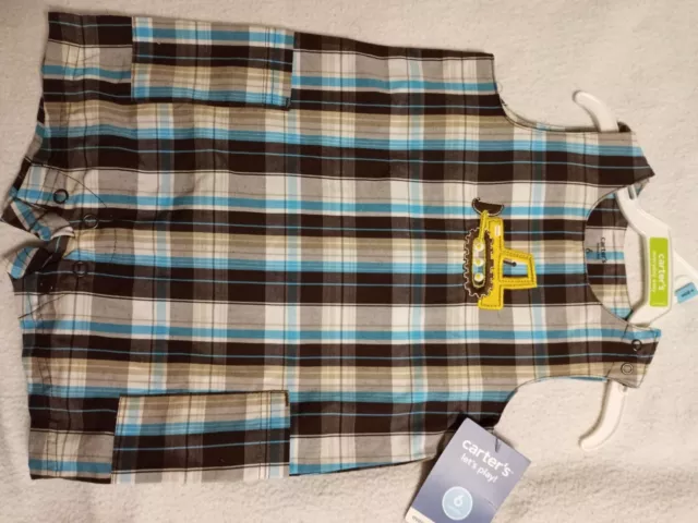 carters baby boy 6 months One Pc Short Romper.new With Tags
