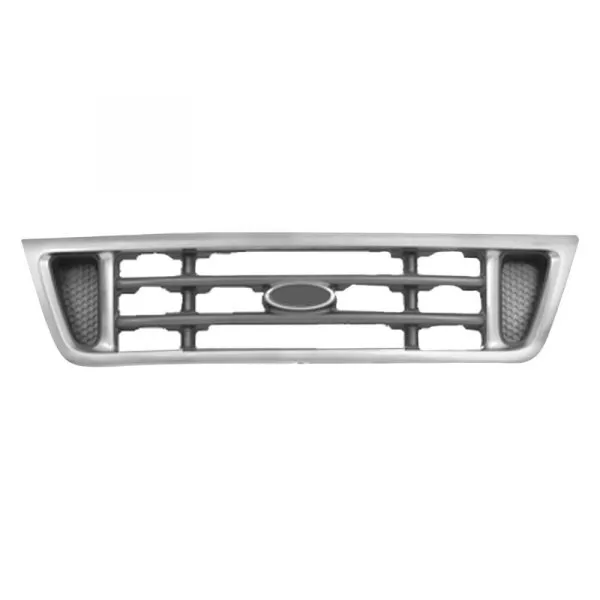 Grille Chrome Grille With Painted Inserts Fits 03-07 FORD E150 VAN 300841