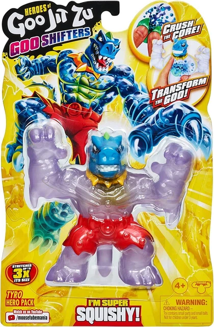 Heroes Of Goo Jit Zu – Coffret Tyro Goo Shifter – Figurine Transformable, Cœur Pressant, Substance Changeante – Dès 3 Ans