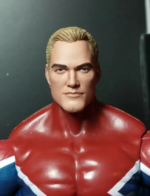 PAINTED HEAD ONLY DC Comics Marvel Legends Steve Rogers Captain Britain