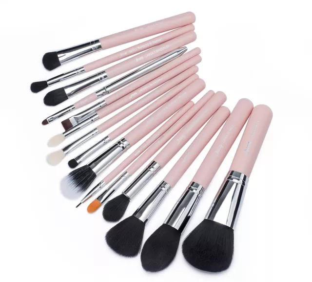 Jessup 15Pcs Makeup Brush Set Powder Blush Eyeshadow Blending Cosmetic Brushes 3