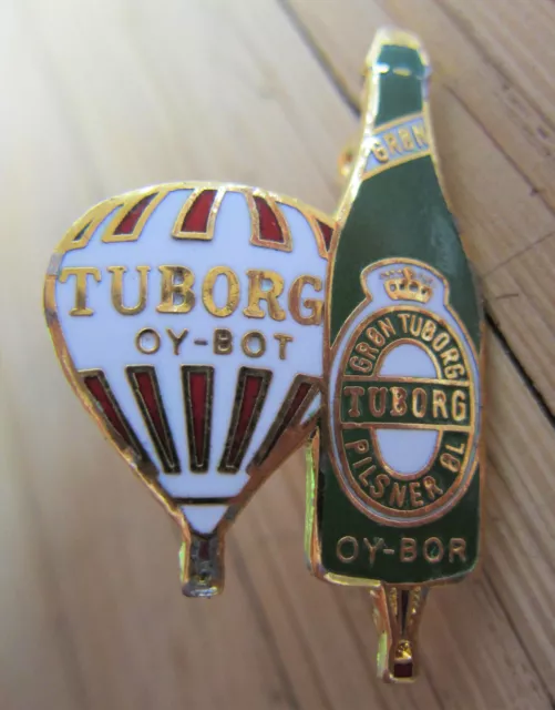 TUBORG Sonderform Ballon Brosche, kein Pin / Pins - 1. Auflage - Pin! Rar!