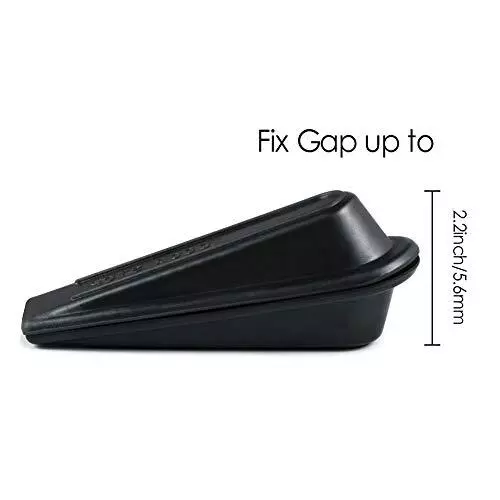 RUBBER DOORSTOPPER WEDGE Suitable for All Floors Non-Scratching and ...