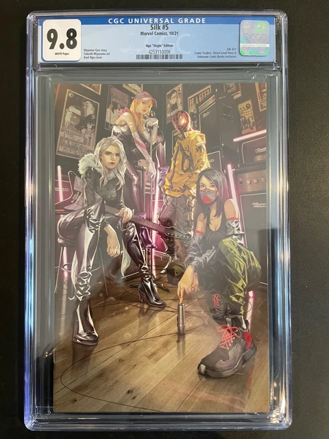 SILK #5 CGC 9.8 *Kael Ngu VIRGIN VARIANT* Spider-Gwen Miles Morales Black Cat NM