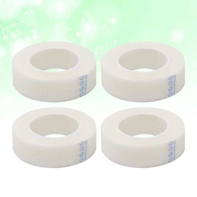 4 rollos práctica cinta de extensión de pestañas no tóxica hembra