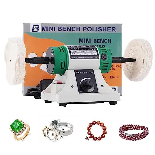 BAOSHISHAN Bench Polisher Polishing Machine Lathe Sander Grinder Buffing Motor