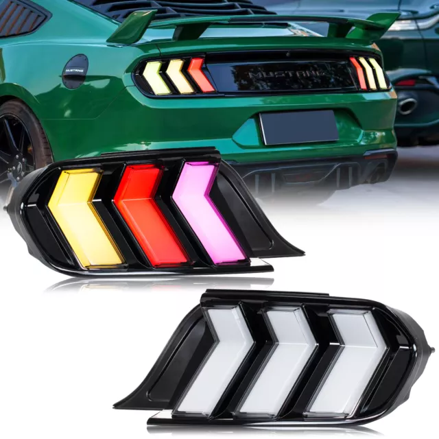 RGB LED Rückleuchten für Ford Mustang 2015-2023 Animation Sequentielle Blinker