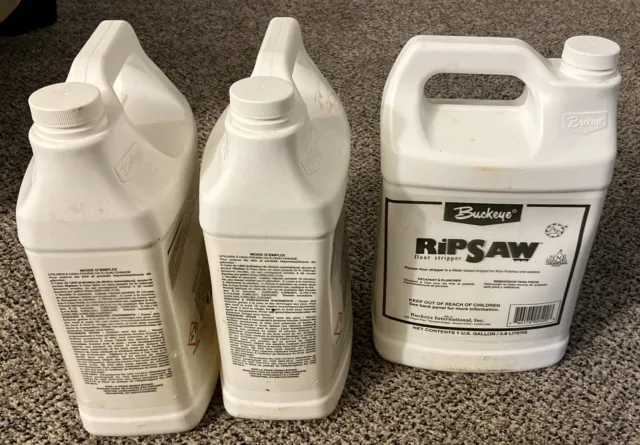 Buckeye RipSaw Floor Stripper 3 Gal. Water based for floor finishes & Sealers