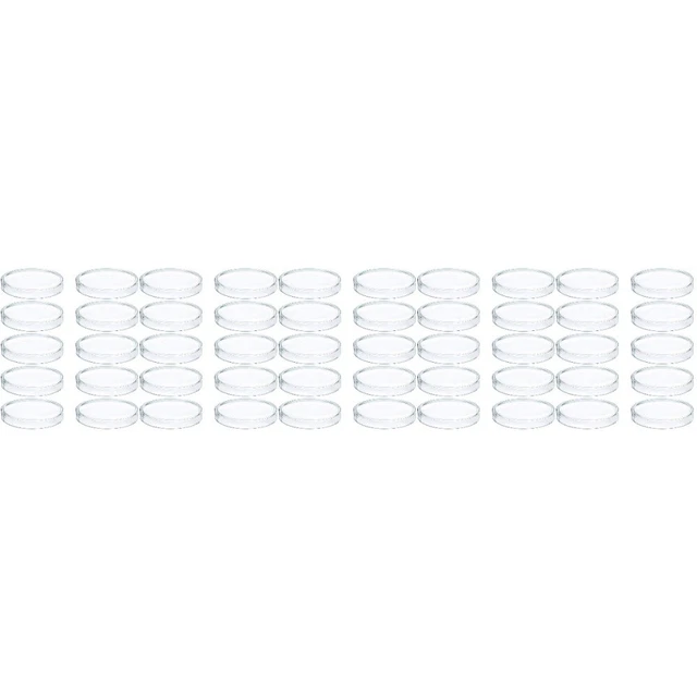 50 Pcs Clear Petri Dishes Petri Plates Petri Trays