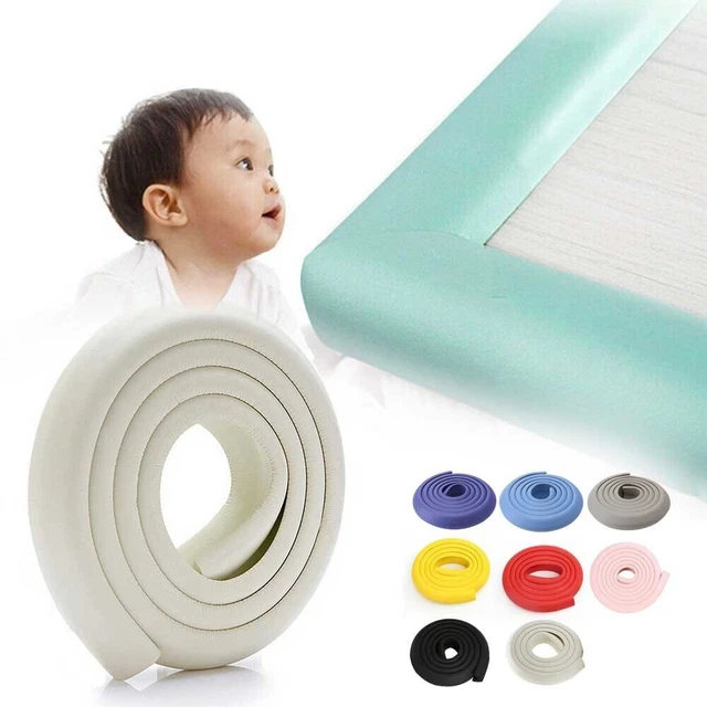 1 PC Rubber Bumper Strip 2M Anti-collision Foam Safety Table Edge Corner