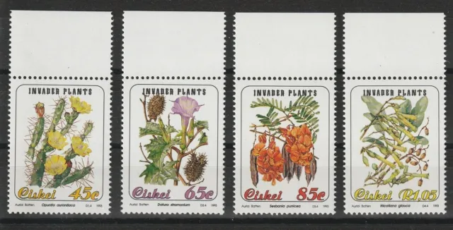 9210  Südafrika-Ciskei  Pflanzen  242-45  postfrisch