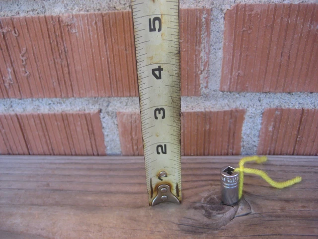 1970s 1/4" Dr. x 1/4" Size INDESTRO SELECT Double Square Socket 6008S & 8 Pt USA
