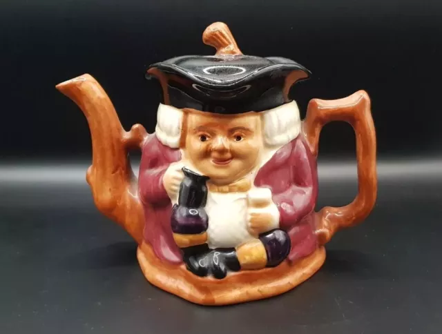 Old Vintage Crown Devon Toby Jug Teapot -  4.5" Tall - Fantastic Display Piece 2