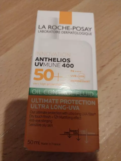 La Roche-Posay Anthelios SPF50+ Invisible Fluid Sun Cream - 50 ml La Roche-Posay Anthelios SPF50+ Invisible Fluid Sun Cream - 50 ml