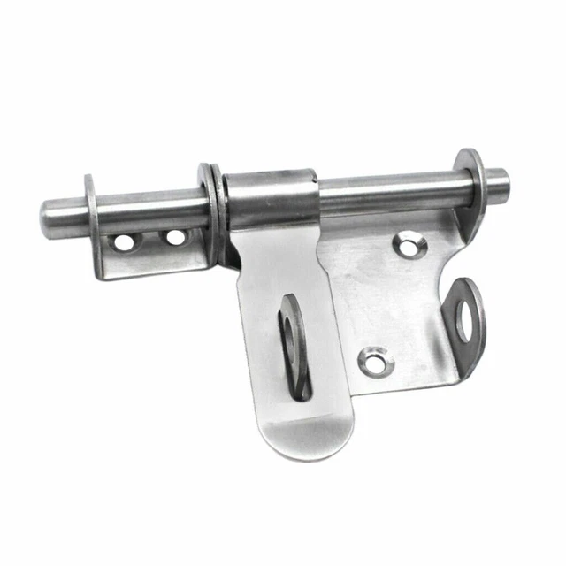 Stainless Steel Barrel Bolt 6 " Heavy Duty Door Security Slide Latch Solid Lock