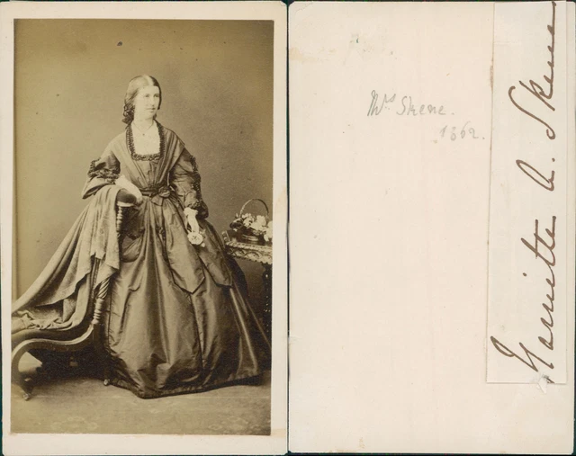 Carte De Visite Vintage Bertall – Tirage Albuminé Paris, Auguste – CDV Circa 1865