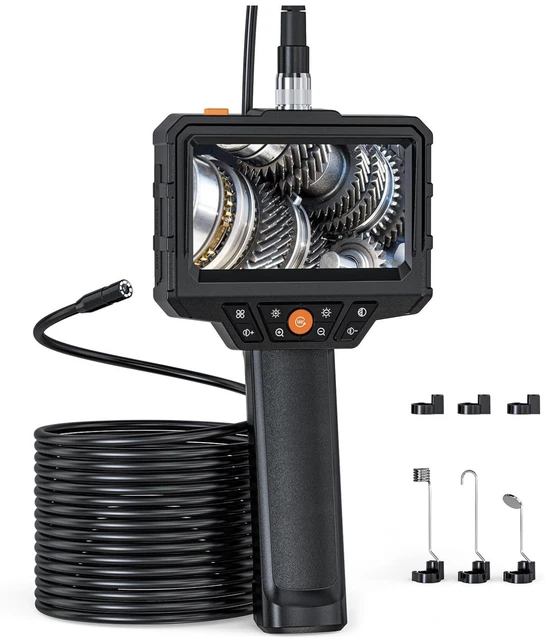 Endoscope Camera with Light, Handheld Borescope 4.3'' HD 1080P (Pick Up 77036)